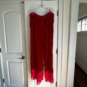 Pink, US size 18 Nasty Gal Tassel Trim Tailored Pants